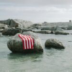 Mikrofaser Handtuch am Strand – ideal zum Schnorcheln